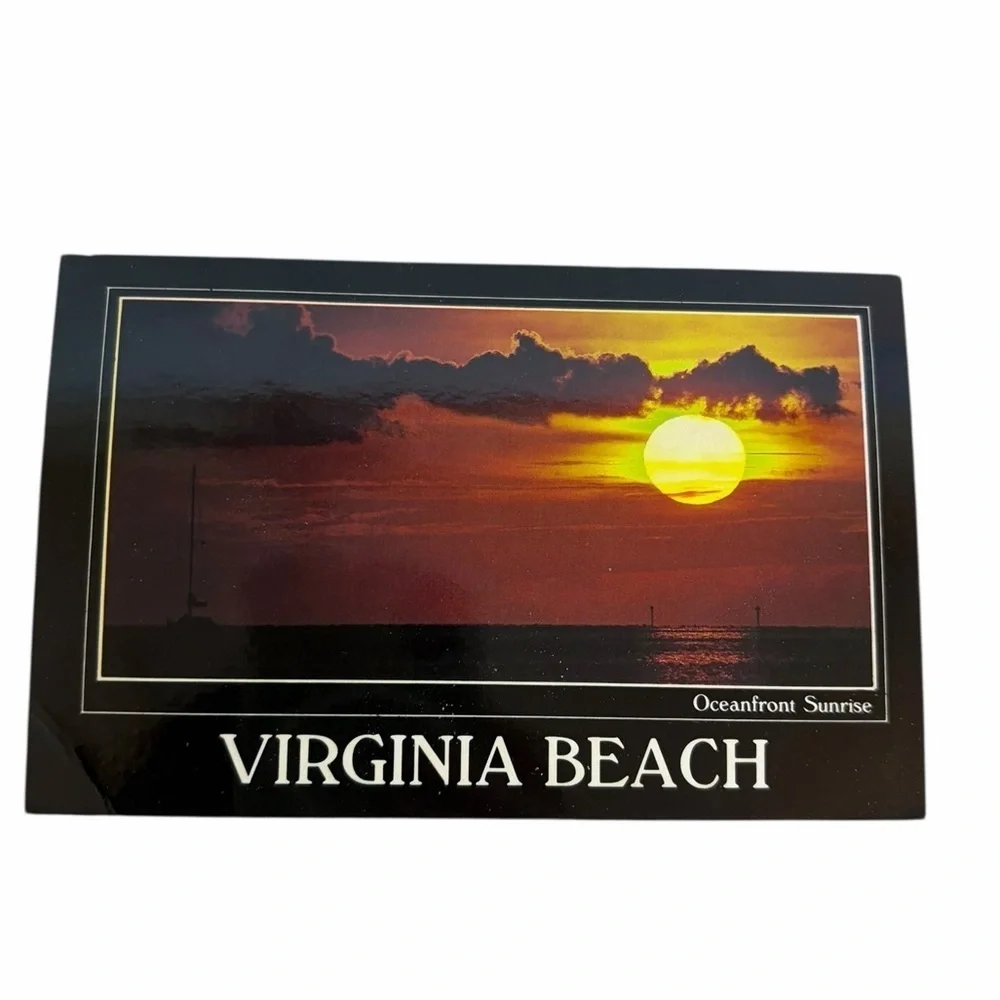 Virginia Beach Oceanfront Sunrise Postcard